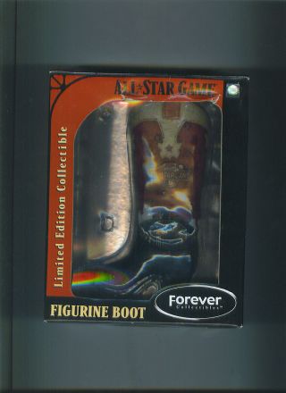 2004 Houston Mlb All Star Baseball Game Limited Edition Figurine Cowboy Boot