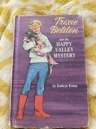 Vintage Book Trixie Belden & The Happy Valley Mystery Hardcover Children Book