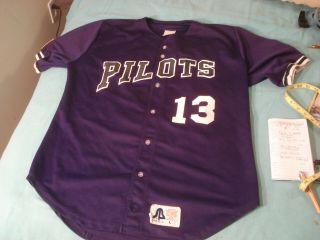 Portland Pilots Game - Worn Autographed Jersey,  Wcc 50th Anniversary Season,  Great