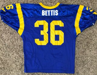 Jerome Bettis Los Angeles Rams Vintage Wilson Football Jersey - Youth Xl Blue