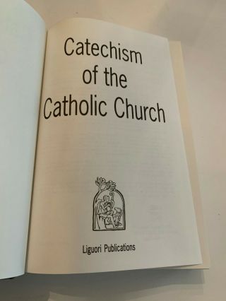 1994 Catechism Of The Catholic Church by Liguori Publications Hardcover 2