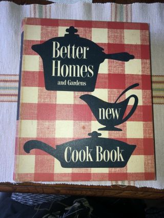 Vintage 1953 Better Homes And Gardens Cookbook First Edition (mk)