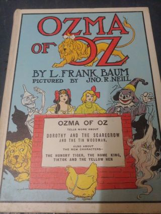 Ozma Of Oz L.  Frank Baum 1919