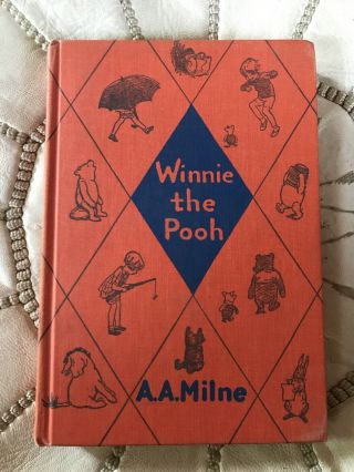 Vintage Winnie The Pooh Book 1926/1946 Aa Milne