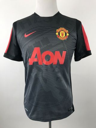 Nike Dri - Fit Manchester United Aon Jersey Red Devils Men 