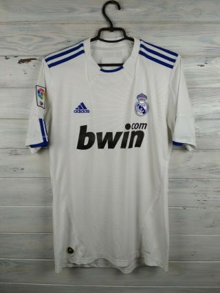 Real Madrid Jersey Medium 2010 2011 Home Shirt P96163 Soccer Football Adidas