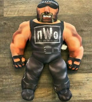 Hollywood Hulk Hogan Wcw Bashin Brawler 21 " 1998 Plush Doll Nwo