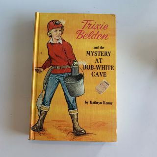 Trixie Belden Hardcover And The Mystery At Bob White Cave Book Vintage C2