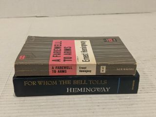 A Farewell To Arms By Ernest Hemingway Vintage Scribner For Whom The Bell Tolls