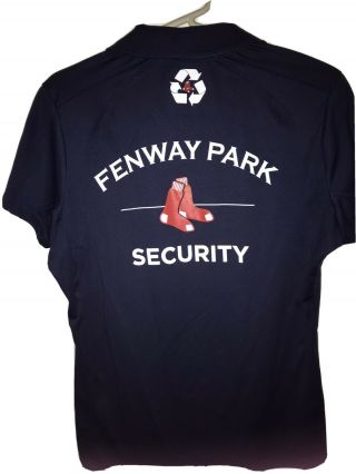 Authentic Boston Red Sox Fenway Park Employee Staff Security Polo Shirt