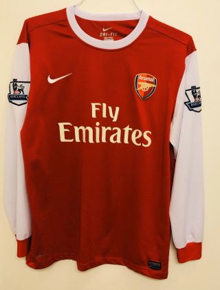 Theo Walcott Arsenal Barclays Premier League Jersey Football/soccer Size L Nike