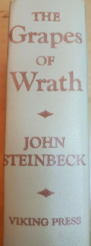The Grapes Of Wrath By John Steinbeck - Viking Press 1939 - Hardcover