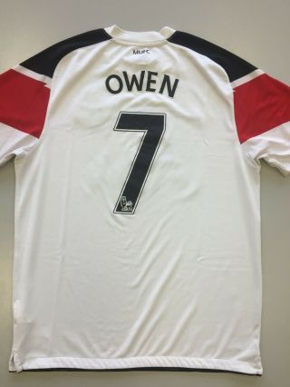 Owen 7.  Manchester United Away Football Shirt 2010 - 2011.  Size: M.  Nike Jersey