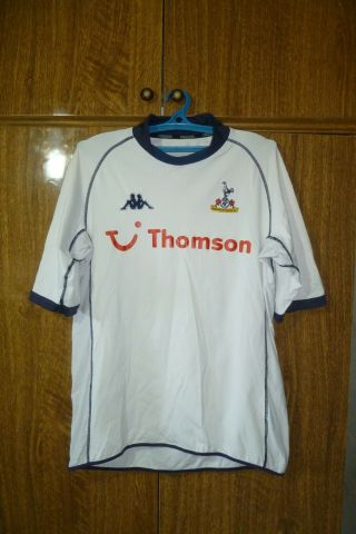 Tottenham Hotspur Fc Kappa Football Shirt Home 2002/2003/2004 White Men Size L