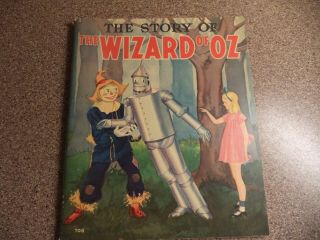 Vintage 1939 Story Of The Wizard Of Oz The Bob Merrill Co Baum Illustrations