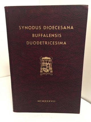 Synodus Dioecesana Buffalensis; Catholic Church Buffalo York Synod Documents