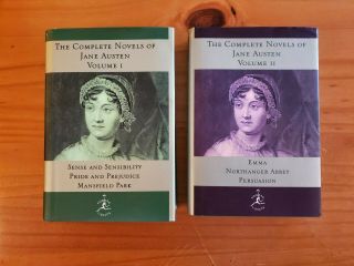 The Complete Novels Of Jane Austen Modern Library 2 Vols Hc Vg