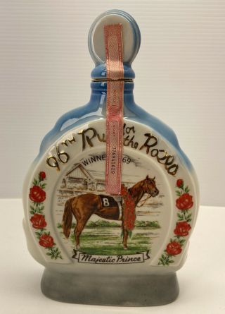 Vintage Churchill Downs Kentucky Bourbon Whiskey Bottle 96th Run For The Roses