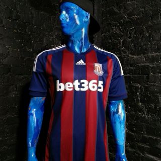 Stoke City Jersey Away Football Shirt 2012 - 2013 Adidas X57142 Mens Size L