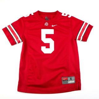 Nike Team Ohio State Buckeyes 5 Toddler Size 6 Osu Football Red Home Jersey