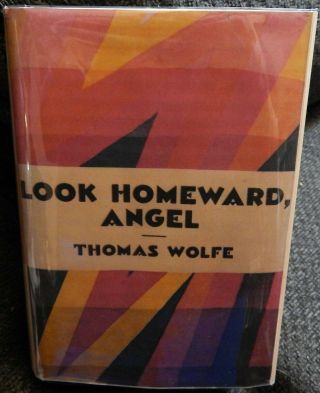 " Look Homeward Angel " By Thomas Wolfe.  1957 W/facsimile 1st Edition Dustjacket