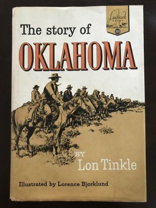 The Story Of Oklahoma (1962) Hc Book With Dust Jacket