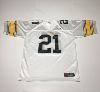 Iowa Hawkeyes Football Jersey Nike Number 21 Ncaa Size Large Authentic Team