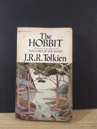 Vintage 1975 The Hobbit - J.  R.  R.  Tolkien Ballantine Paperback