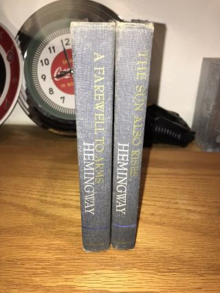 A Farewell To Arms,  The Sun Also Rises Hemingway Scribners 1957 54 Hardcover X 2