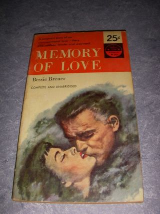 Memory Of Love By Bessie Breuer,  Perma Star 245,  953,  Vintage Paperback
