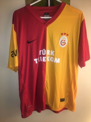 Mens Large Nike Soccer Football Futbol Jersey Galatasaray Spor Kulübü Turkey