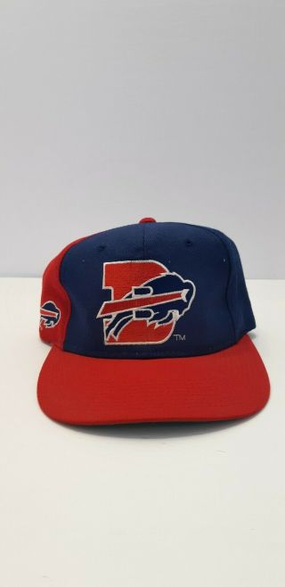 Vintage 90s Buffalo Bills Logo Athletic Pro Line Snapback Hat Cap