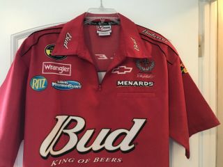 Men’s XL Dale Earnhardt Jr 8 Chase Authentics Red Shirt Budweiser NASCAR Racing 3