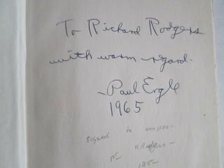 1965 A Woman Unashamed And Other Poems by Paul Engle SIGNED HB DJ First Edition 2