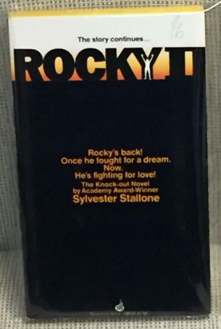 Sylvester Stallone / Rocky Ii First Edition 1979