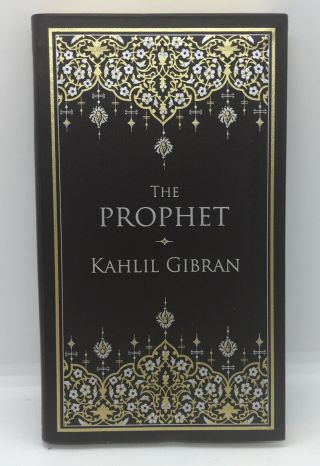 The Prophet By Kahlil Gibran Leather Bound Deluxe Pocket Edition