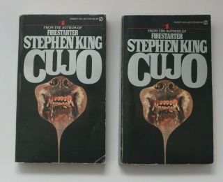 Cujo By Stephen King - First Printing Signet Paperback 1982