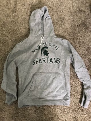 Nike Men’s Michigan State Spartans Hoodie Sweatshirt Large L Ncaa Sparty