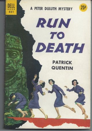 Patrick Quentin / Run To Death First Edition 1955