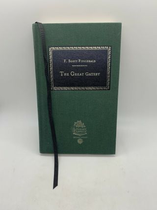 The Great Gatsby F Scott Fitzgerald Literary Classics Fine Binding Hc Book Decor