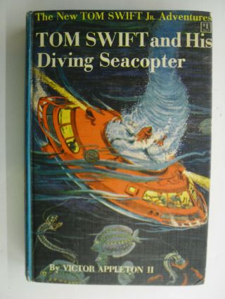 Tom Swift 7 And His Diving Seacopter,  Blue Spine,  Early 1960s