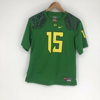 Oregon Ducks Nike Team Green/gold 15 Jersey Size Large (women 