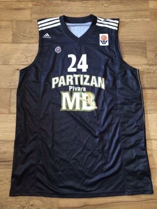 Blake Stepp Partizan Basketball Jersey 2xl Serbia Nba Gonzaga Zags Timber Wolves