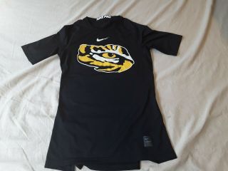 Lsu,  Louisiana State University Tigers Nike Pro Compression T Shirt Ncaa Sz M