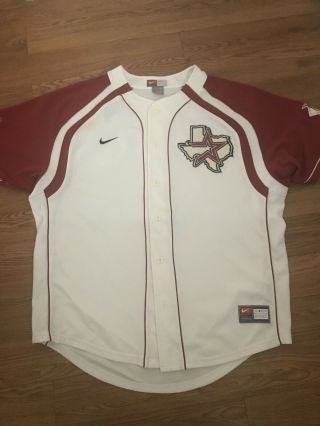 Nike Houston Astros White And Red Jersey Size L