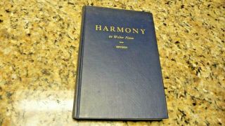 Harmony By Walter Piston Revised Blue Hardback Hardcover Book W W Norton