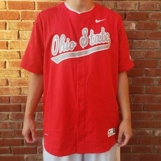 Nike Ohio State University Baseball Jersey Xl