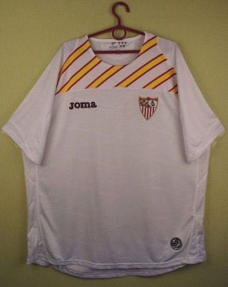 Sevilla Fc Jersey Xl 2008/2009 Home Shirt Joma Men 