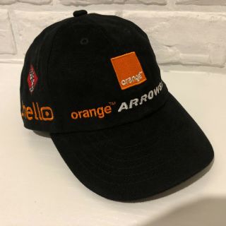 Orange Arrows Team Jos Verstappen Formula One F1 Black Basketball Cap Hat Chello