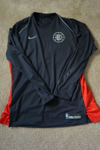 Los Angeles Clippers Team Issued Warm Up Shooting Shirt Size Xl Nba